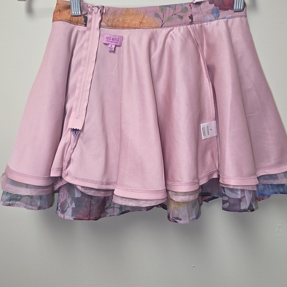 Miami Floral Mini Skirt - Multicolor - Picture 8 of 9